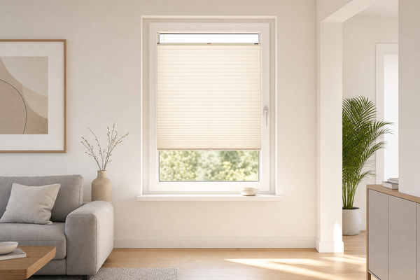 Plissee nach Maß: Sicht- & Sonnenschutz für jedes Fenster – ohne Bohren