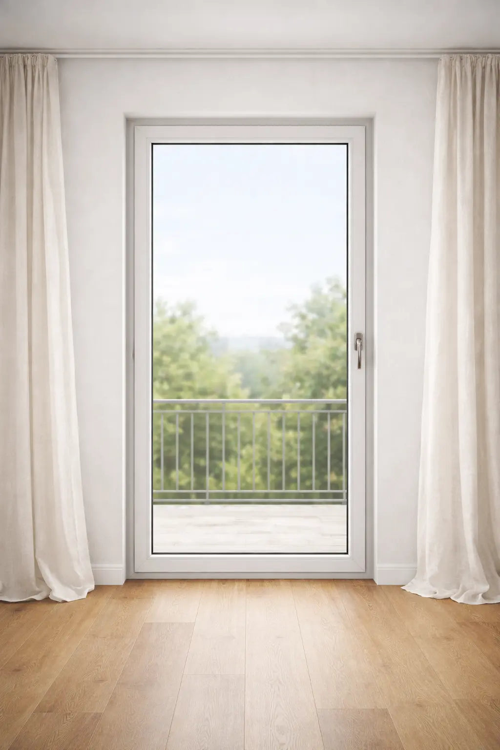 Fenster Ansicht von innen - Balkontür